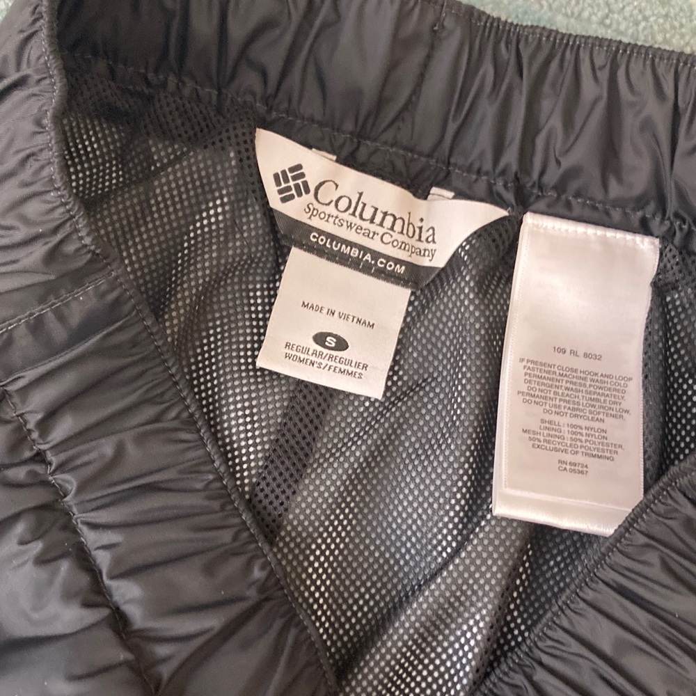 Columbia Omni Tech Women's Black Waterproof Rain Pants